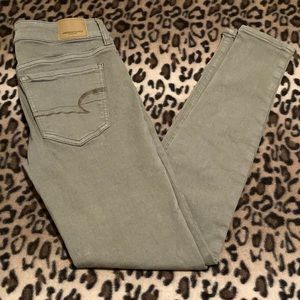 GUC AMERICAN EAGLE JEANS Women’s Size 2 AE Jeggings American Eagle Super Stretch